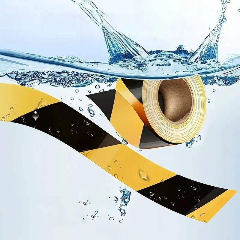 Black Yellow Reflective Tape Sticker Self-adhesive Car Safety Warning Reflective Film Truck Tape Road Marking Tape Accessories