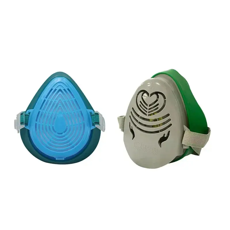 Dustproof Mask Self-Priming Filter Dust Half Mask Respirator Face Mask Suitable for Spray Paint House Decoration Grinding Dust