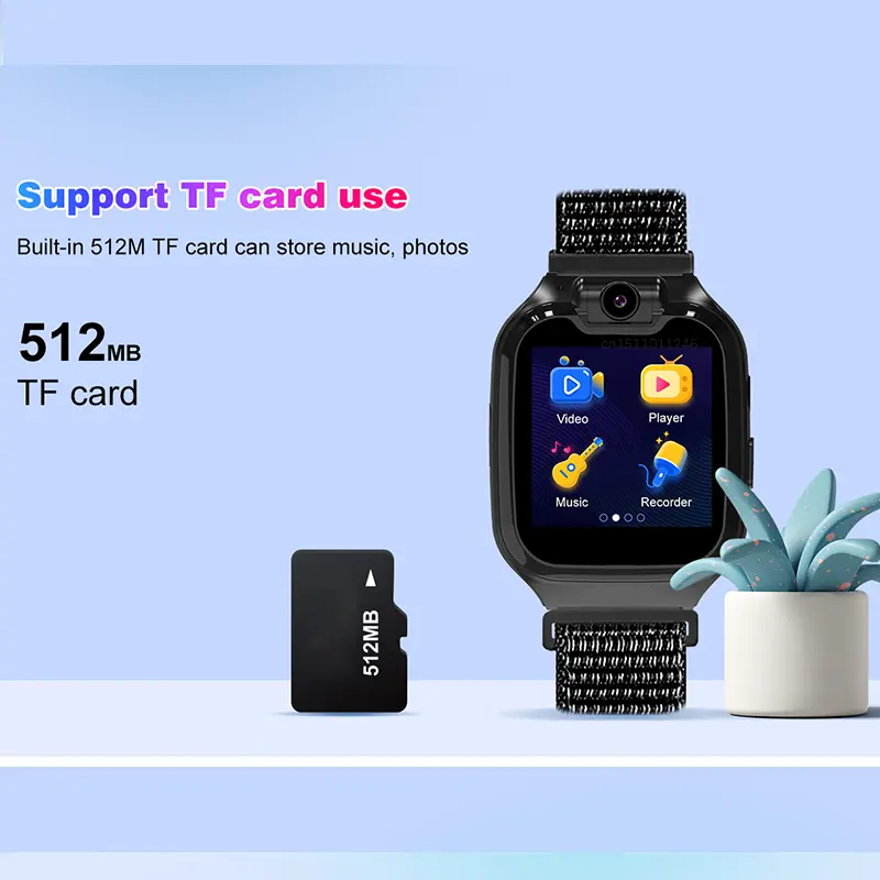New Kids Smart Watch Phone Call SOS 16 Games With 512M TF Card Music Video Recording Children Smartwatch Camera Boys Girls Gifts