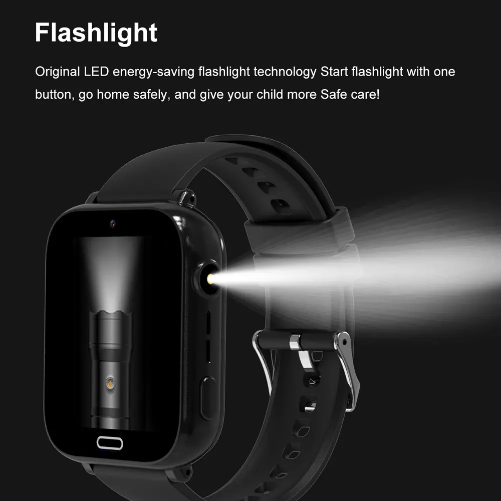 New Smart Watch Kids 4G Phone WIFI LBS Tracker Location Games Video Call Alarm Clock Children Smartwatch Camera Boys Girls Gift
