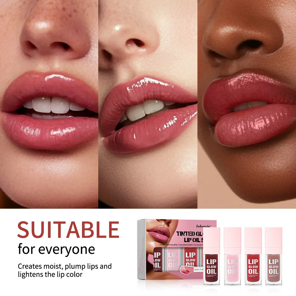 Jelly Lip Gloss Oil Lipgloss Tint for Lips Long Lasting Permanent Lipstick Moisturizing Lip Balm Makeup Cosmetics Glosses Ink