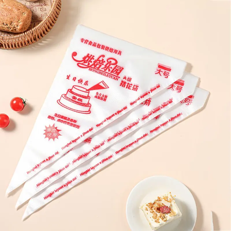 200pcs Milking Oil Bags Thicken Pastry Bags Cream Decorating Bag Cake Icing Fondant Decorating Piping Bag Kitchen Baking Tools