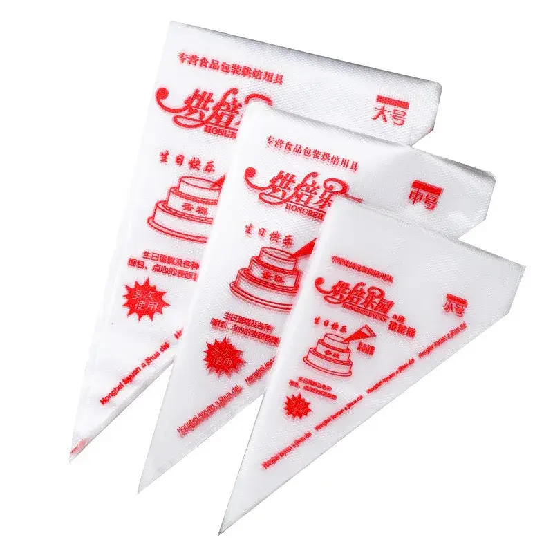 200pcs Milking Oil Bags Thicken Pastry Bags Cream Decorating Bag Cake Icing Fondant Decorating Piping Bag Kitchen Baking Tools
