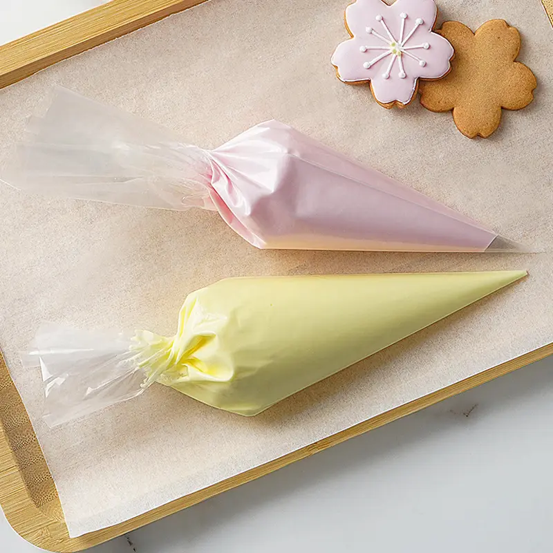 100pcs Piping Bags Kit Disposable Cream Squeeze Bags Cake Decoration Tools for Pastry Cream Accessories Cupcakes Baking Tools