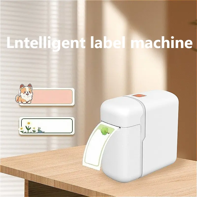 Portable Thermal Printer Mini Bluetooth Label Printer Smart Label Thermal Printer Office Bluetooth Printer Educational Supplies