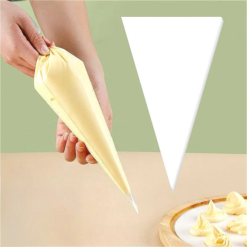 100pcs Piping Bags Kit Disposable Cream Squeeze Bags Cake Decoration Tools for Pastry Cream Accessories Cupcakes Baking Tools