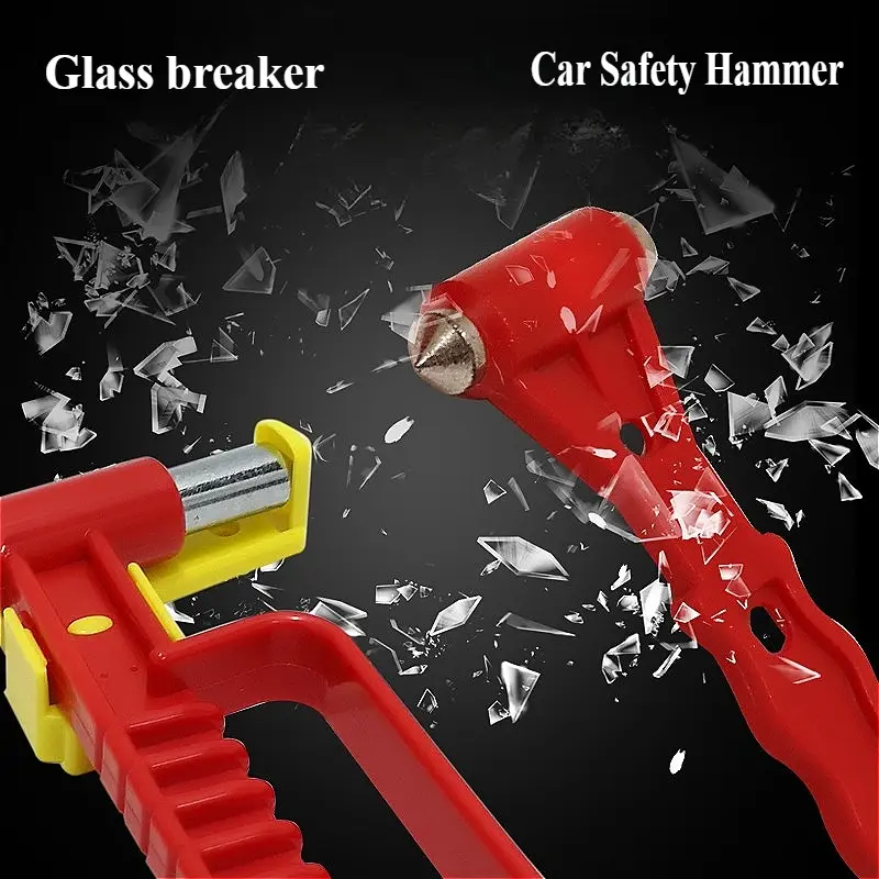 Car Safety Hammer Car Window Glass Breaker Car Emergency Safety Escape Hammer Glass Windshield Breaker Emergency Rescue Tools