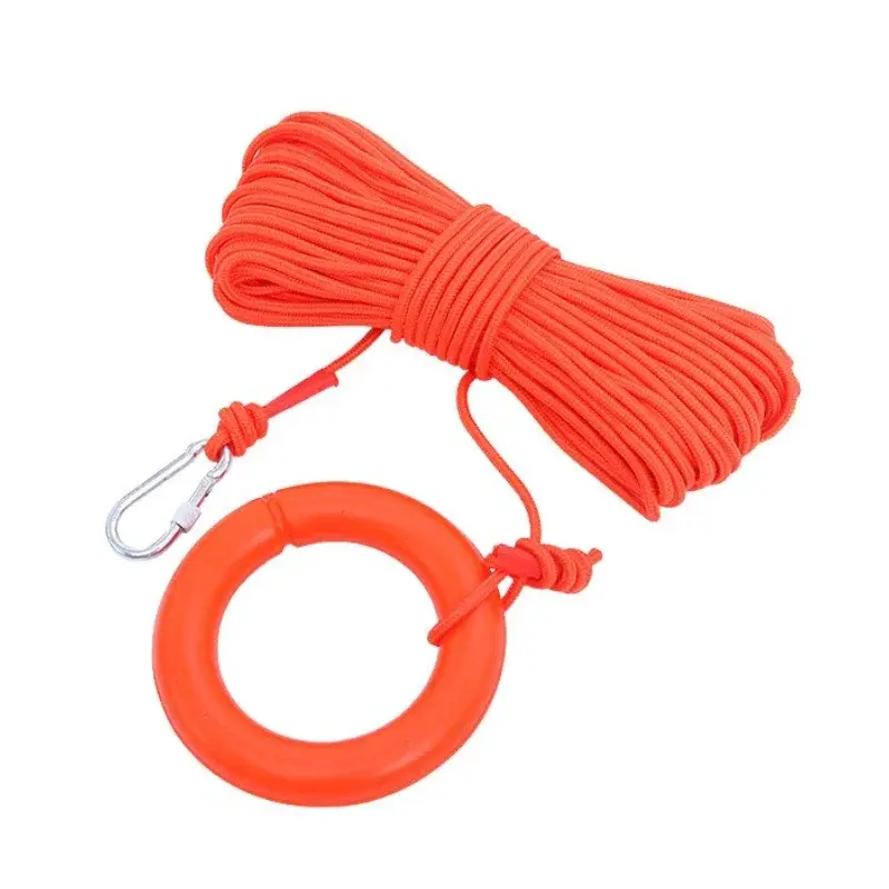 High-buoyancy Water Rescue Rope Waterproof Floating Rescue Rope Suitable for Ships Swimming and Water Sports Safety Accessories