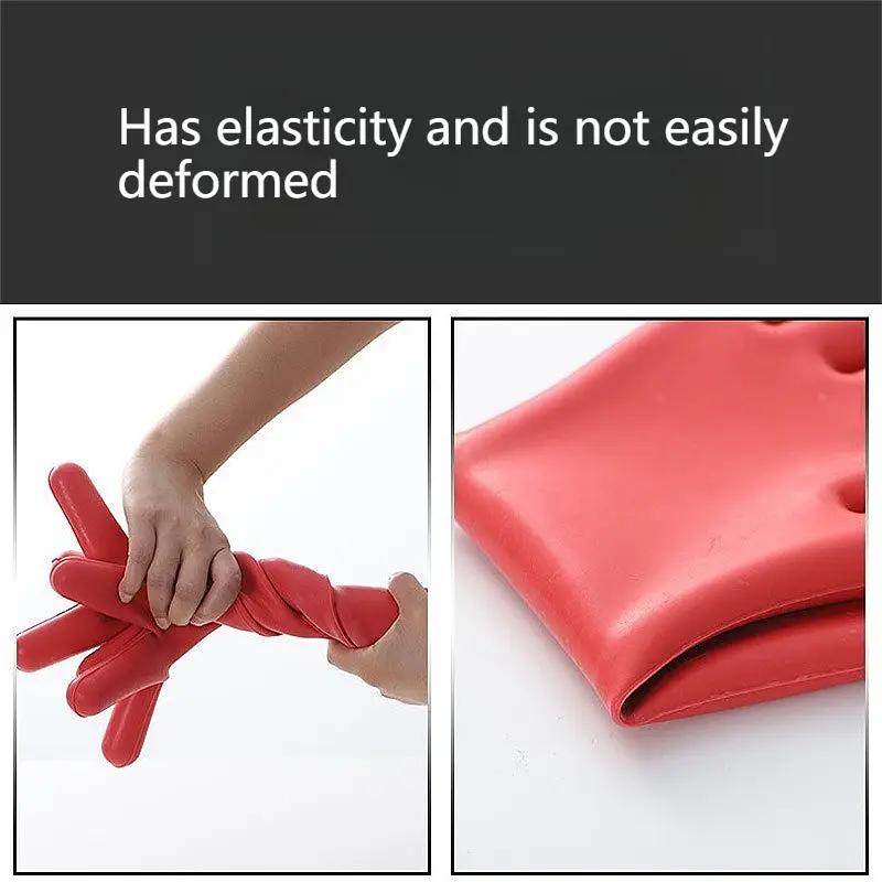 Anti-electricity Protect Professional 12KV High Voltage Electrical Insulating Gloves Rubber Electrician Safety Gloves Work Tools