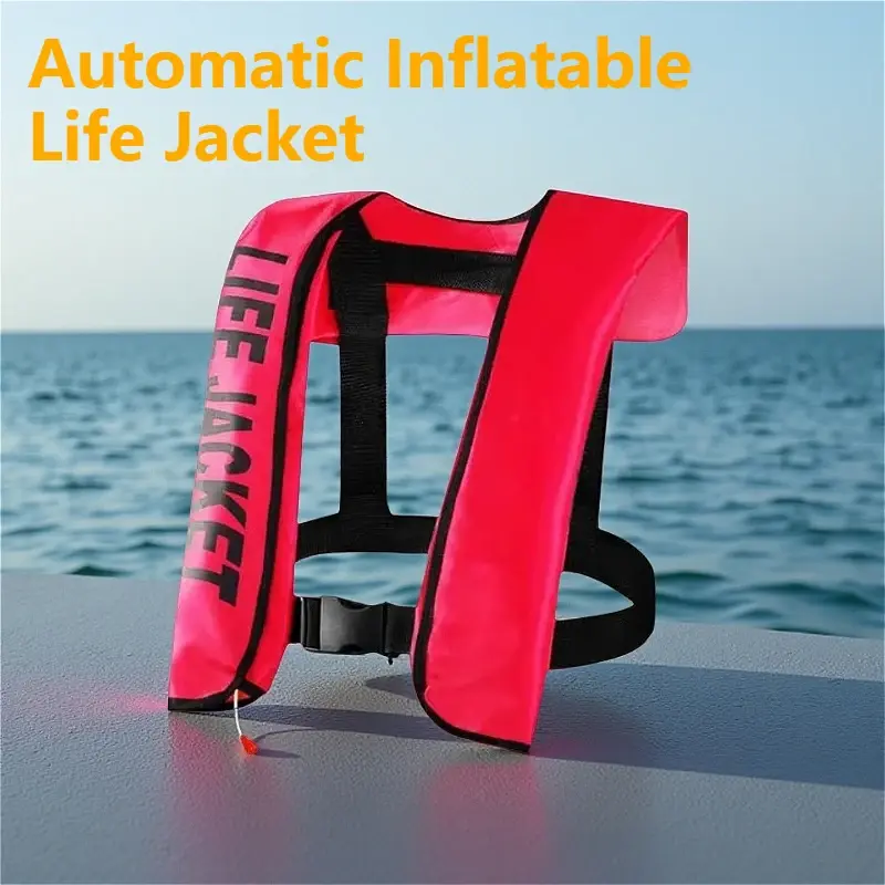 Automatic Inflatable Life Jacket Safety Float Suit Safety Life Vest for Water Sports Fishing Surfing Canoeing Survival Jacket