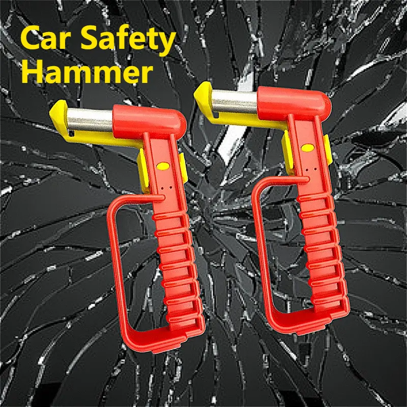 Car Window Glass Breaker Escape Hammer Car Safety Hammer Windshield Breaking Hammer Emergency Rescue Tools Safety Accessories