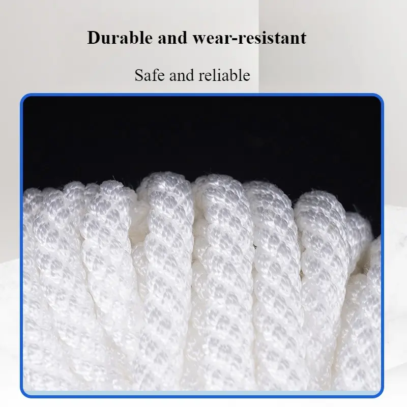 10m Climbing Rope Thick Wear-resistant Binding Rope Outdoor Camping Multifunctional Reusable Safety Rope Waterproof Clothesline