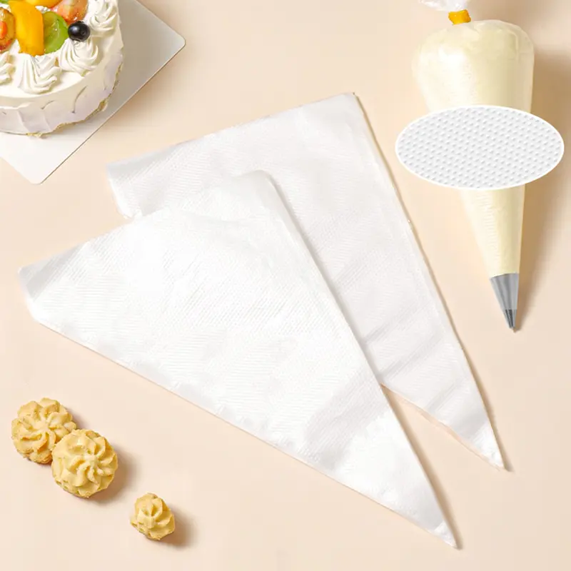 200pcs Disposable Pastry Bag for Cake Decorating Thickened Pastry Bag for Bakers Frosting Cupcake Cookie Dessert Decorating Tool