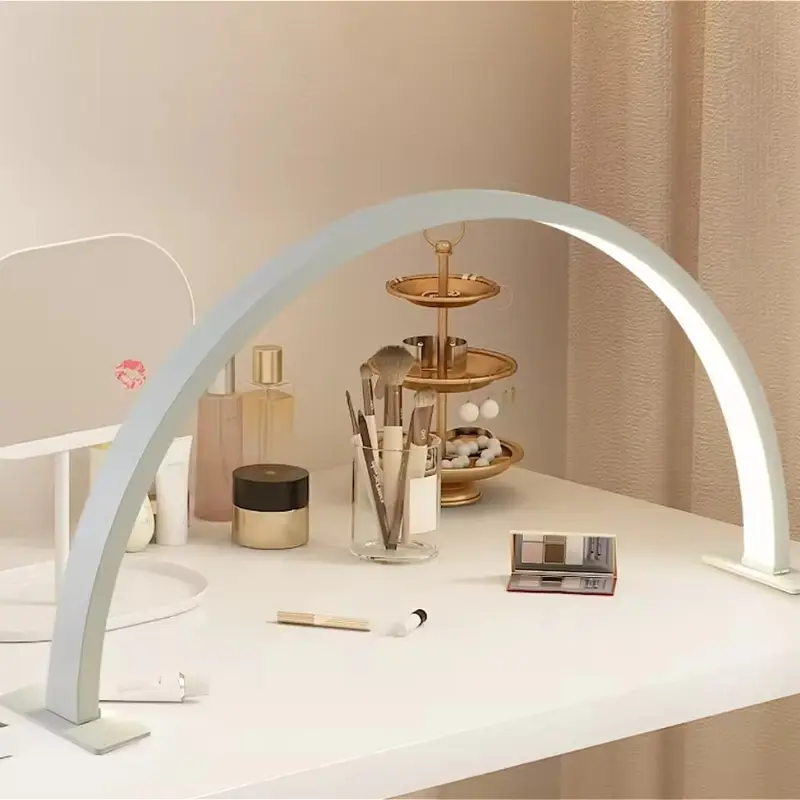 Half Moon U-shaped Nail Lamp Portable Table Lamp Nail Assistive Equipment LED Nail Light Desk Lamps Beauty Salon Work Fill Light