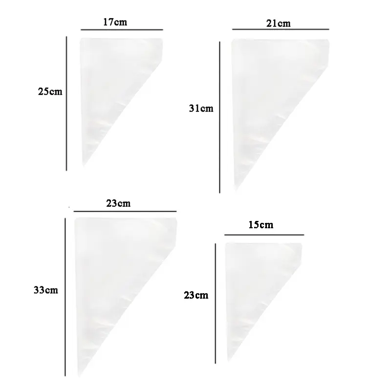 200pcs Disposable Pastry Bag for Cake Decorating Thickened Pastry Bag for Bakers Frosting Cupcake Cookie Dessert Decorating Tool