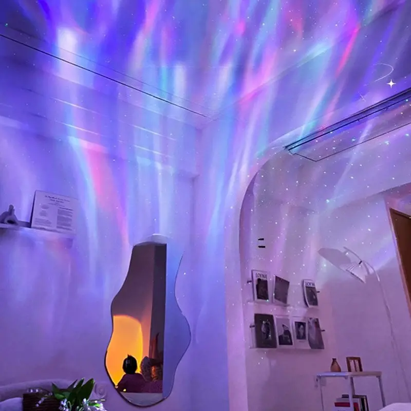 Star Projector Galaxy Night Light Astronaut Space Projector Starry Ambient Light LED Lamp for Bedroom Home Decorative Kids Gifts