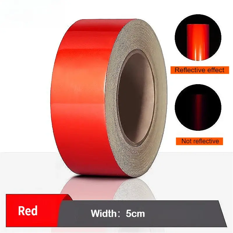 Safety Warning Sticker Car Reflective Tape Reflective Material Safety Warning Reflective Strip Truck Strip Film Car Decoration
