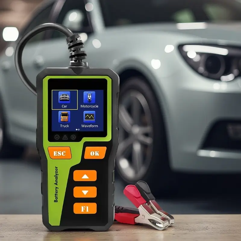 Automobile Fault Detector Car Battery Scanner Car Battery Tester Instrument Tools Battery Analyzer Repair Detection Accessories