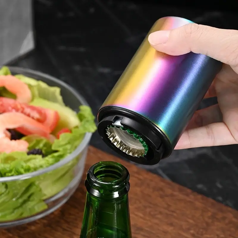 Stainless Steel Beer Bottle Opener Kitchen Accessories Soda Water Opener Kitchen Tool Cap Red Wine Bottle Opener Bar Supplies