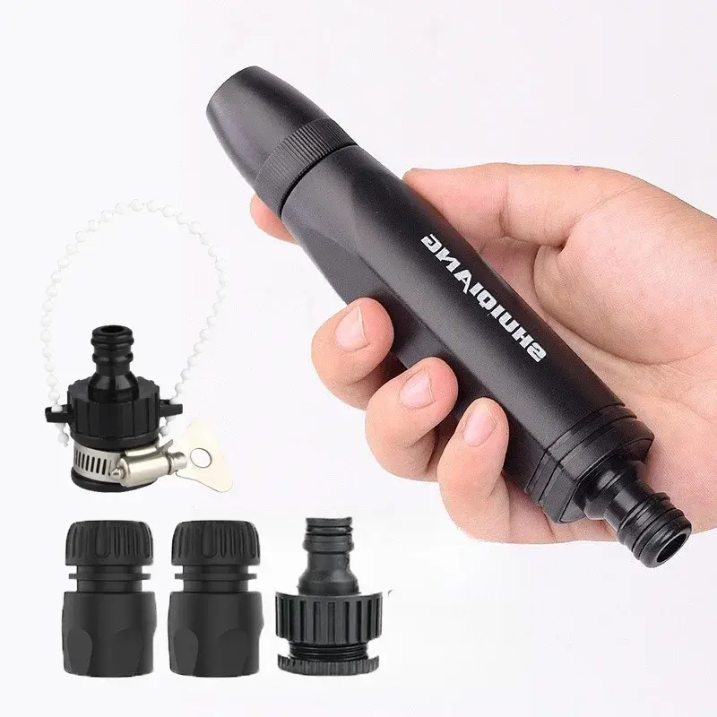 Water Gun Adjustable Metal Garden Spray Gun High Pressure Car Wash Strong Water Gun Sprinkler Hose Nozzle Lawn Watering Tools