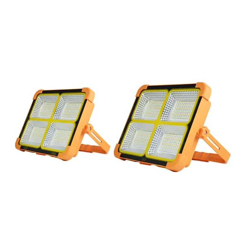 Solar Camping Lantern High Rechargeable LED Tent Light with Magnet Powerful Flashlight Power Bank Outdoor Repair Emergency Lamp