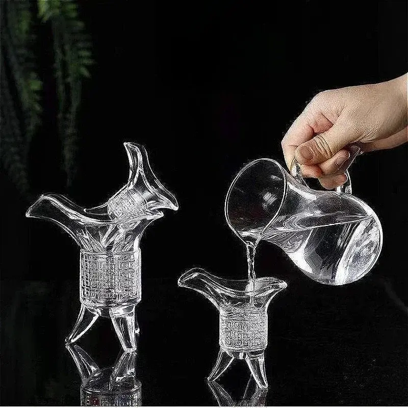 10ml/20ml/30ml Ancient Wine Glasses Emperor Wine Cup Vintage Spirits Cup Transparent Whiskey Glass Baijiu Mug Bar Accessories