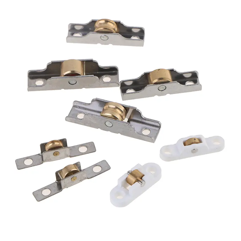 1pc Stainless Steel Window Pulley Glass Upperand Down Pulleys Wheel Sliding Door Roller Runner Mute Wheel Track Pulley Furniture