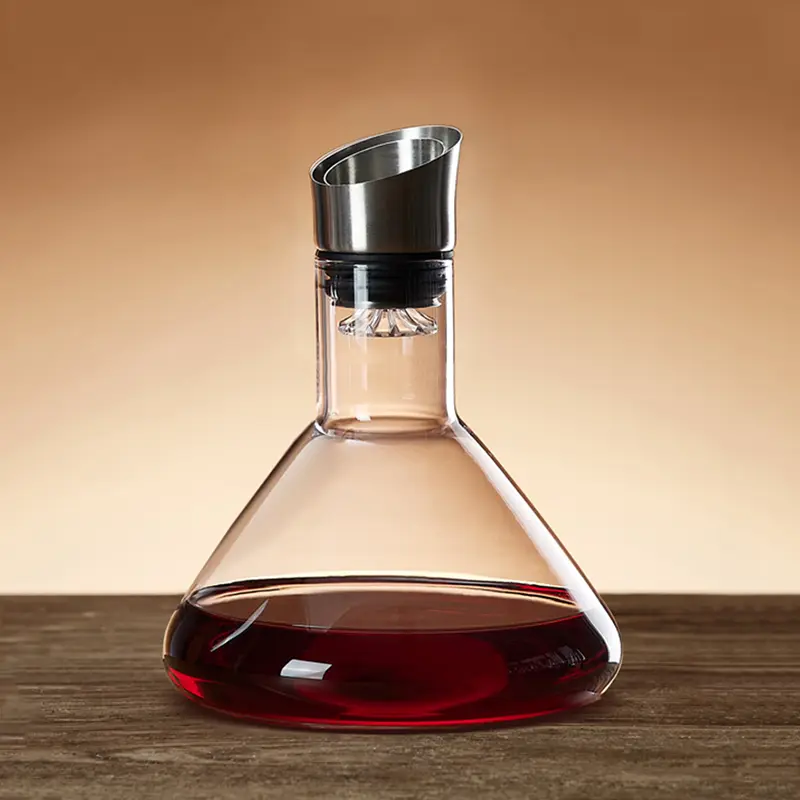 1550ml/1920ml Simple Wine Decanter Classic Red Wine Separator Transparent Whiskey Jar Household Elegant Wine Pot Bar Accessories