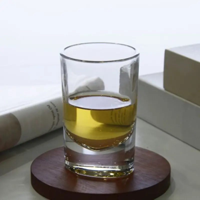120ml/145ml Whiskey Glass Thick Bottomed Wine Glass Outdoor Picnic Creative Spirits Cup Classic Brandy Glass Outdoor Tableware