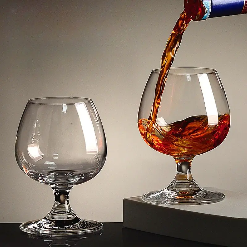 2pcs Sets Red Wine Glass 260ml/300ml Vintage Champagne Glass Party Creative Cocktail Cup Classic Foreign Wine Cup Bar Glassware