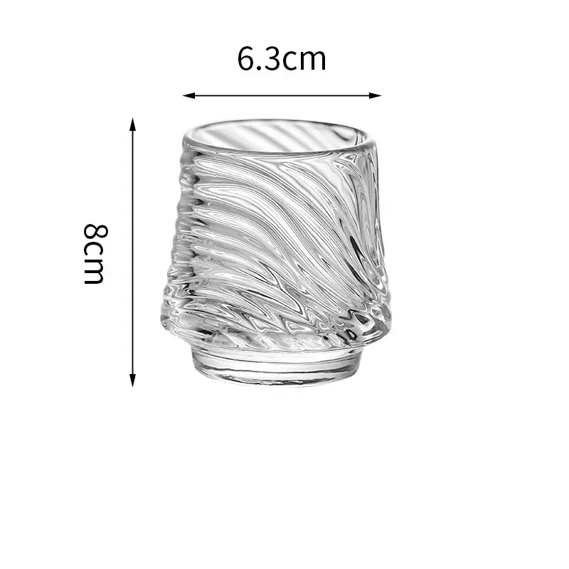 175ml/268ml/350ml Exquisite Whiskey Glass Camping Outdoor High End Thickened Wine Glass Soda Water Juice Cups Outdoor Tableware