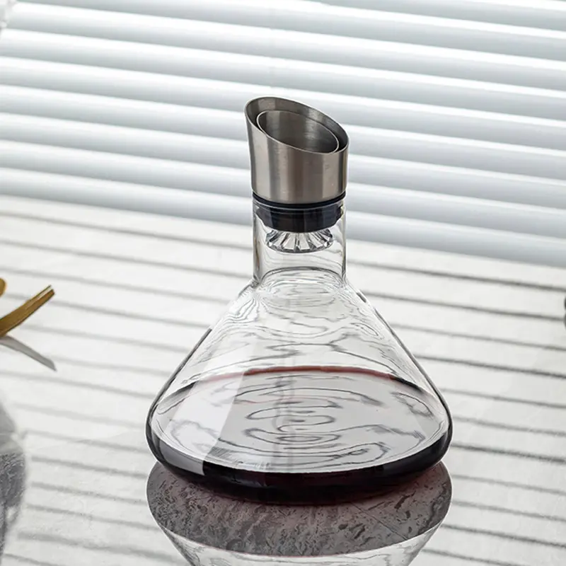 European Style Iceberg Waterfall Shaped Red Wine Decanter Classic Design Wine Dispenser Filtration Wine Decanter Bar Accessories