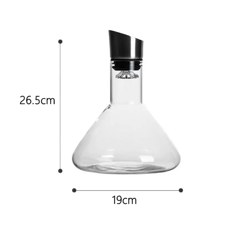 European Style Iceberg Waterfall Shaped Red Wine Decanter Classic Design Wine Dispenser Filtration Wine Decanter Bar Accessories