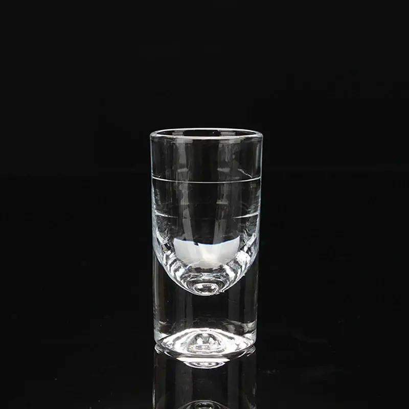 4pcs Sets Exquisite Thick Bottomed Shot Glass Luxury Small Wine Glass Transparent Vodka Cup High End Baijiu Cup Bar Accessories