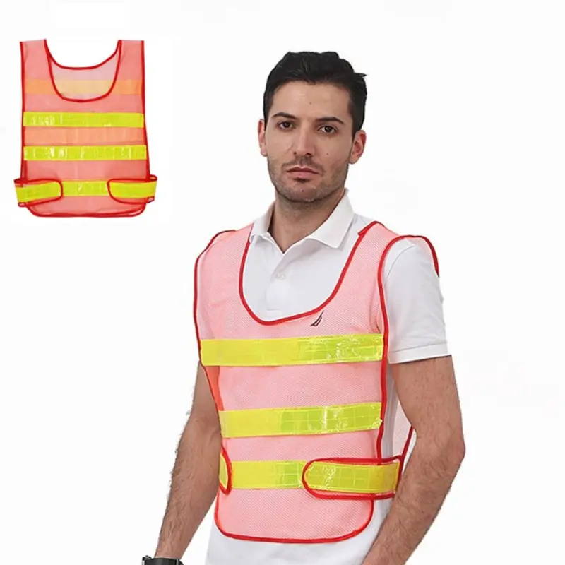 Adjustable Reflective Safety Vests High Reflective Visibility Vest Reflective Security Vests Outdoor for Running Cycling Sports