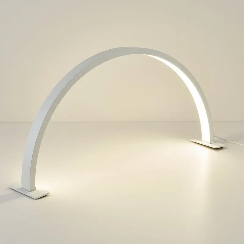 Nail Lamp Table Lamp Half Moon U-shaped Nail Lamp Beauty Salon Simple LED Table Lamp Nail Art Equipment Nail Assistive Equipment