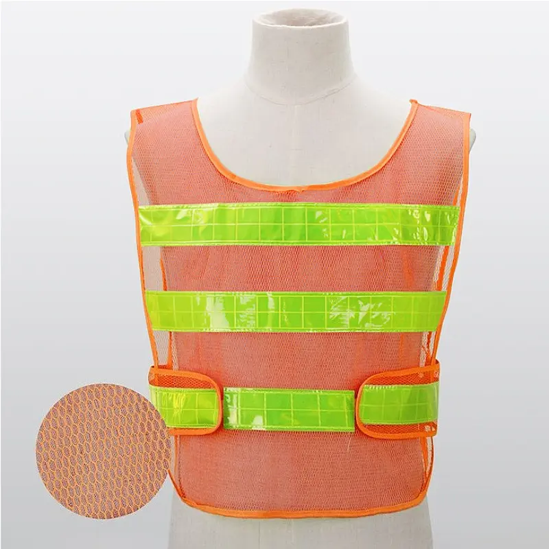 Adjustable Reflective Safety Vests High Reflective Visibility Vest Reflective Security Vests Outdoor for Running Cycling Sports