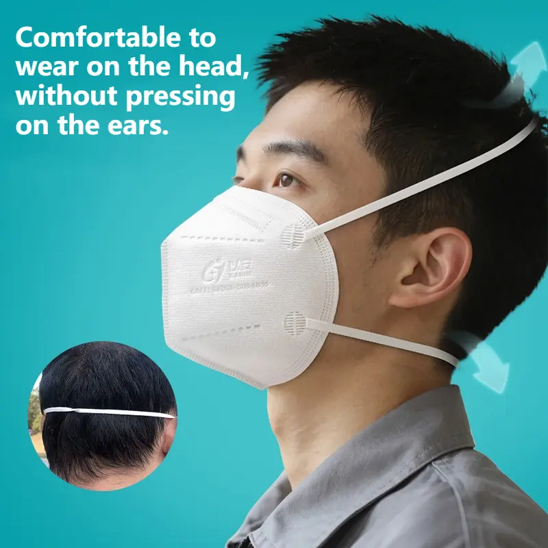 10pcs KN95 Masks Dust Mask Breathable Disposable Protective Mask N95 Face Mask Outdoor Health Safety Protective KN95 Facemask