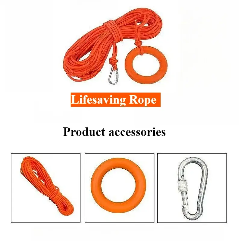 28m Water Floating Lifesaving Rope Strong Reflective Buoyant Throw Rope Professional with Bracelet Swimming Safety Accessories