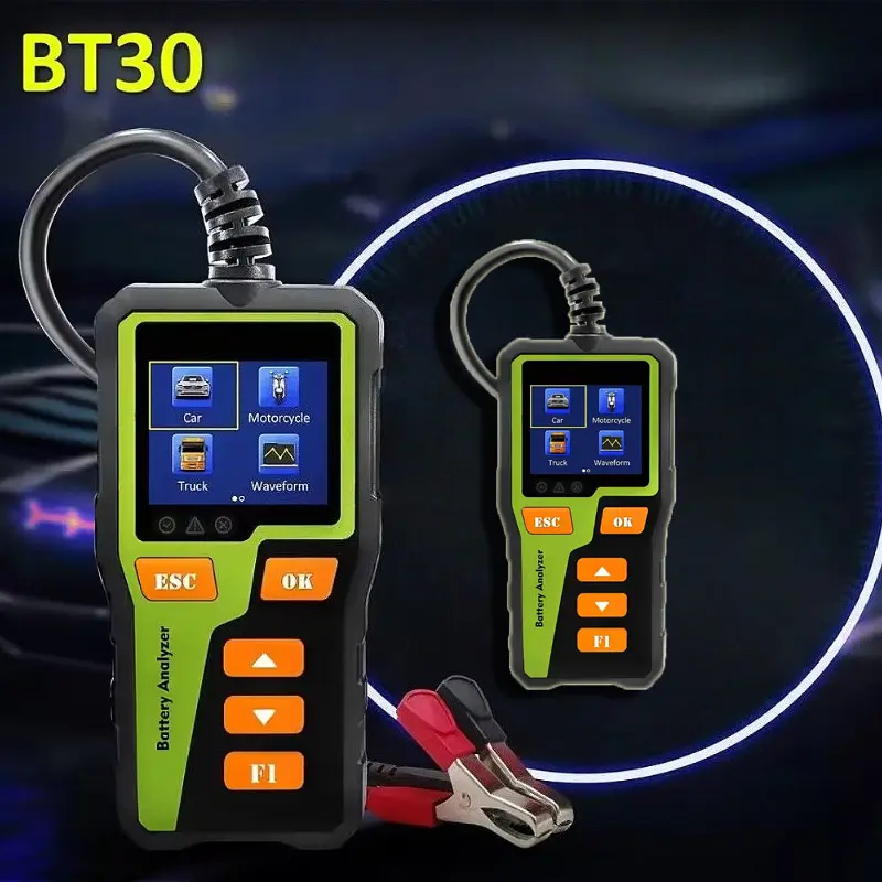 Automotive Fault Diagnosis Device Car Battery Scanner Car Battery Tester Battery System Detection Battery Analyzer Repair Tools