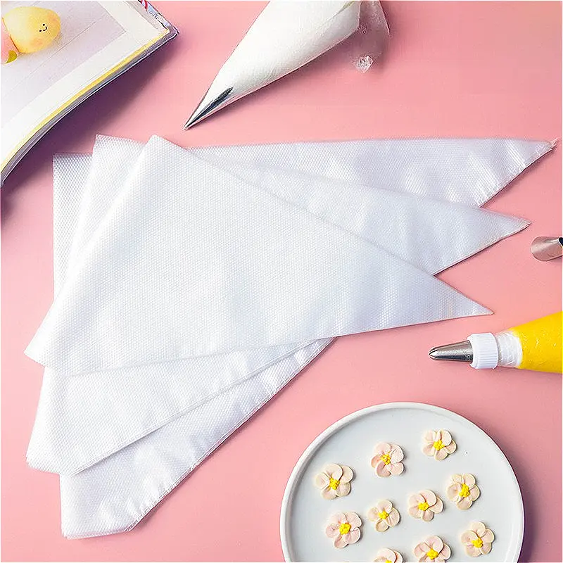 200pcs Pastry Bags Disposable Icing Bag Thick Piping Bag Baking Accessories and Tools Cake Baking Tools Cake Bakery Accessories