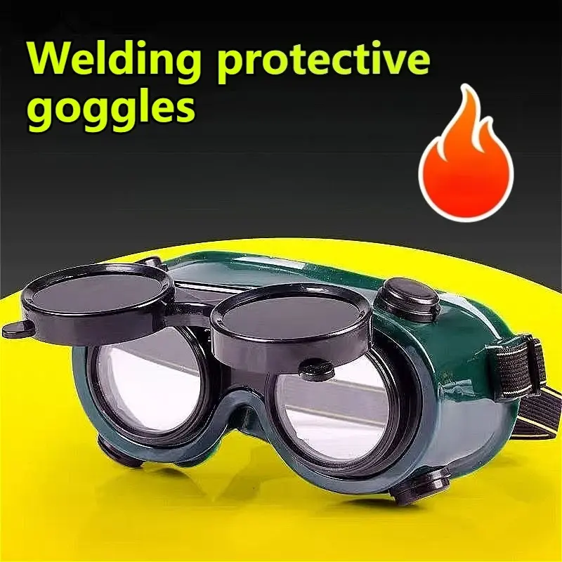 Safety Goggles Wide-Vision Adjustable Protection Clear Lens Anti Fog Goggles Soft Lightweight Eyewear Safety Chemical Goggles