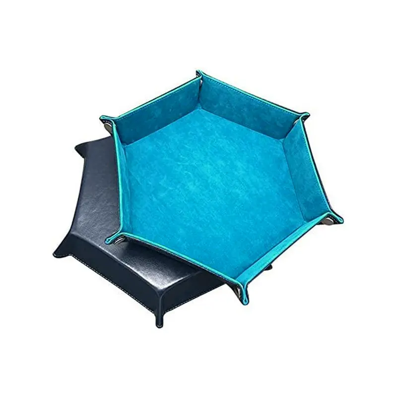 Dice Tray Game Dice Plate Foldable Dice Tray Household Storage Box Dice Box Board Game Dice Disc Accessories Key Storage Tray
