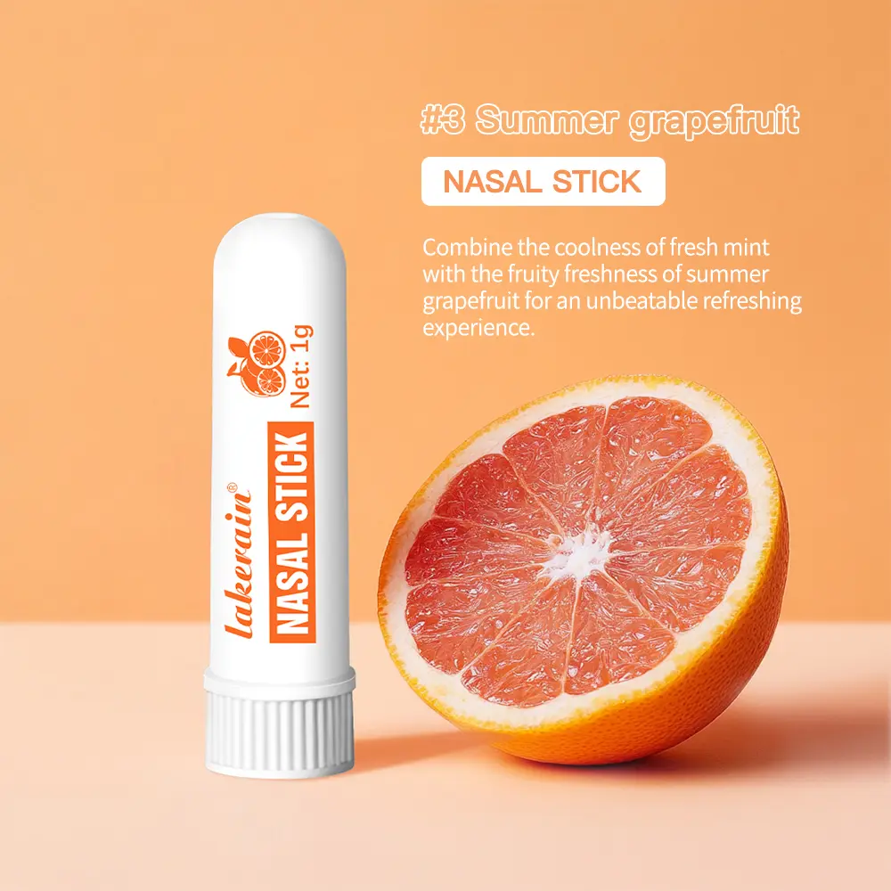 Nasal Stick 4 Pack Boom long lasting effect refreshing Stick Plant essential oil ingredients Nasal inhalation cooling oil  easy