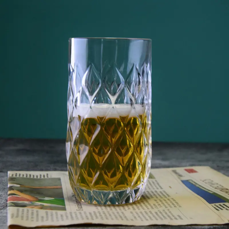 310ml/360ml Premium Wine Glass Exquisite Water Bottle Transparent Whiskey Foreign Wine Glasses Household Drinkware Beverage Cup