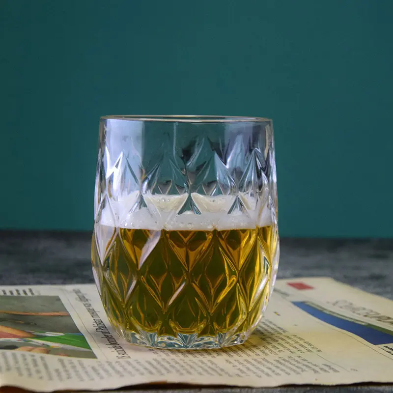 310ml/360ml Premium Wine Glass Exquisite Water Bottle Transparent Whiskey Foreign Wine Glasses Household Drinkware Beverage Cup