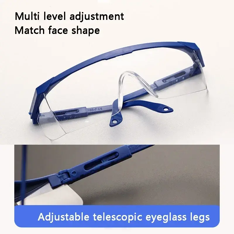 Anti-Splash Work Safety Glasses Eye Protecting Lab Goggles Protective Industrial Wind Dust Proof Goggles Cycling Safety Glasses