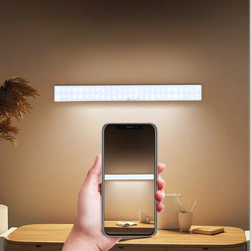 Cabinet Night Light LED Tubes with Hook Cabinet Light Adjustable Rechargeable Lamp Tube Portable Lamp Household Bedroom Wardrobe