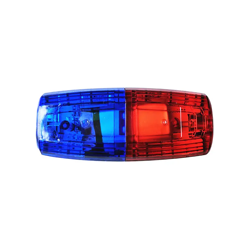 Red Blue LED Shoulder Warning Light Police Shoulder Clip Light Signal Strobe Lamp Sanitation Worker Safety Patrol Alarm Flash