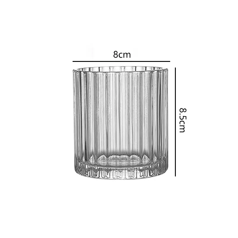285ml/320ml/340ml/360ml Elegant Whiskey Glass Transparent Wine Glasses Foreign Wine Glass Exquisite Drinkware Outdoor Tableware